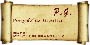 Pongrácz Gizella névjegykártya
